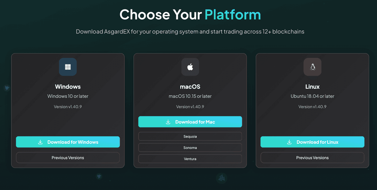 Download AsgardEX screenshot